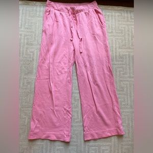 Z SUPPLY - Wide Leg Lounge Pants, in Pink Size medium